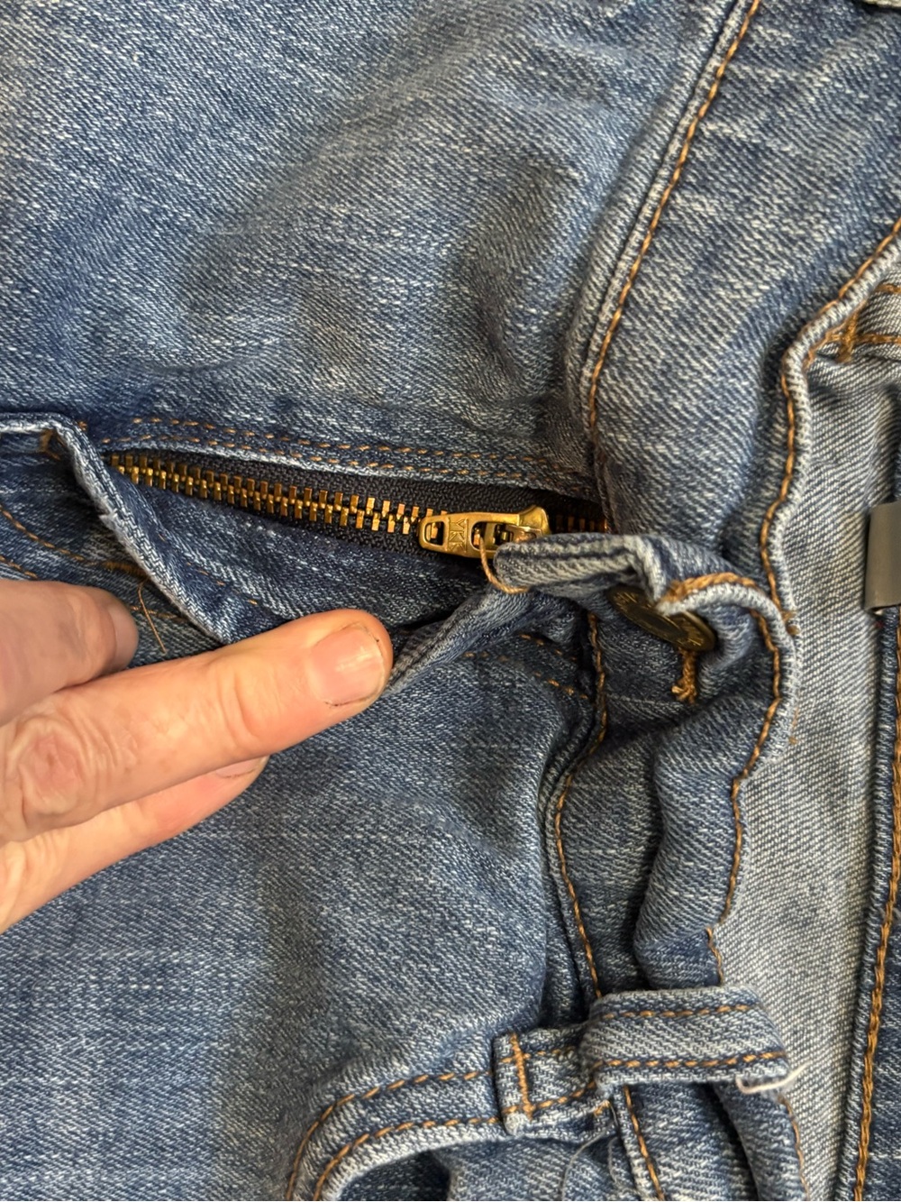 UNIONBAY Light Blue Distressed Denim Shorts - Picture 3 of 4